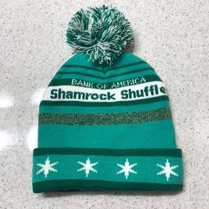 Green Winter Hat from the Shamrock Shuffle Race in Chicago